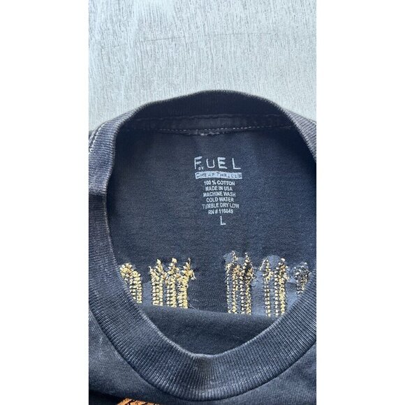 FUEL By Cheap Thrills Men's Short Sleeve Heavy metal Institute T-Shirt Size L - Picture 8 of 8